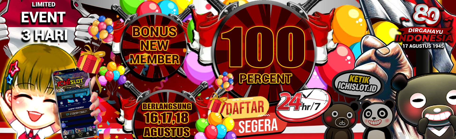 BONUS NEW MEMBER 100 %